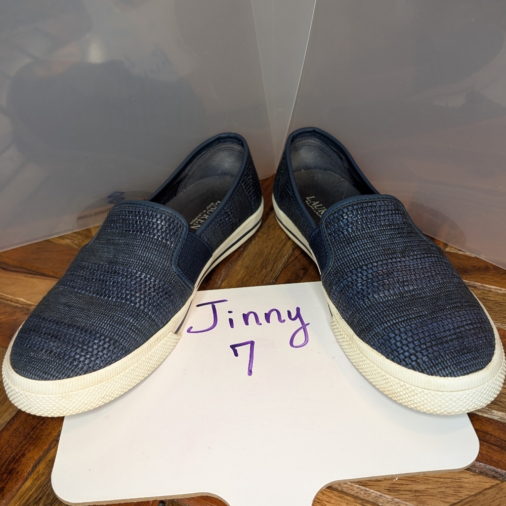 Men's Blue Slip-On Shoes